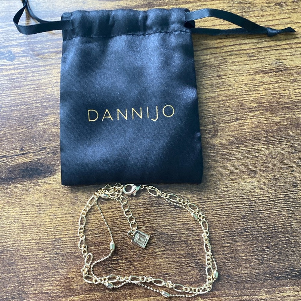 Dannijo Double Gold Anklet